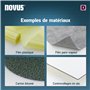 NOVUS TOOLS Agrafes en fil plat 14 mm de type 53F avec pointe en D pour résistance a l'arrachement, 600 pièces, agrafes galvanis