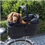 Trixie Panier pour vélo Long pour Porte-Bagages Larges Noir 29 x 49 x 60 cm