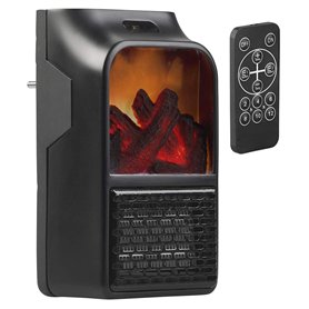 Sichler Haushaltsgeräte Mini chauffage soufflant télécommandé 500 W sur prise secteur - LV-...