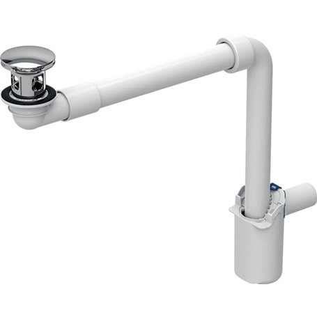 Geberit vidange de lavabo/siphon de chambre pour un ou deux robinets à colonne