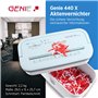 GENIE 440 destructeurs de documents | Coupe de particules 4 x 38 mm | Niveau de sécurité P-4 | Silencieux 72 dB | Déchiqueteur c