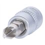 KS Tools 911.1402 Douille tournevis 1/4" Longueur 37 mm PZ2 CHROMEmat