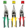 KS TOOLS 118.0050 Jeu de cisaille pour Tôles 3 pièces Taille Unique Multicolore