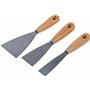 BGS Diy 85218 | Jeux de spatules | Poignée en bois | 30/50 / 80 mm | 3 pièces