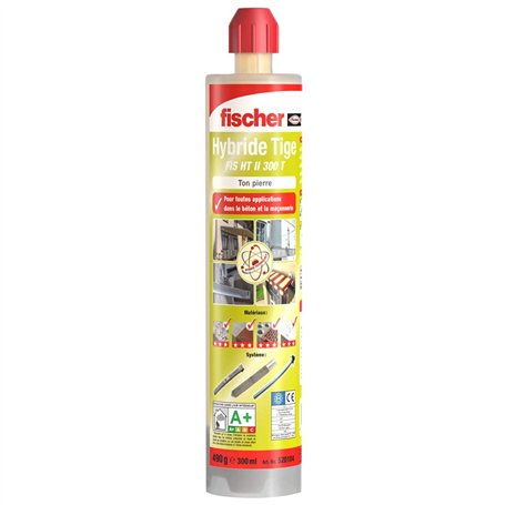 Résine hybride FIS HT II 300T FISCHER Ton Pierre - cartouche 300 ml - 520104