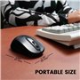Perixx PERIMICE-722B Souris sans Fil - Clic Silencieux - Format Compact Portable - Noir - pour droitier