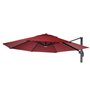 Mendler Toile de Parasol HWC-A96, 8 Baleines Ø3m 220g/m² Polyester, Revêtement de Rechange HWC-A96 - Bordeaux