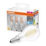 Osram - Lot de 3 Ampoules LED Filament Sphérique - Culot E14 - 4 W Equivalent 40 W - Blanc Froid 4000K