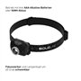 Solidline SH3 Lampe frontale LED ultra lumineuse pour le sport et la course à pied 350 lumens Portée d'éclairage 190 m Rechargea