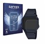 savvies Protection Ecran pour Casio Unisex F-91W (6 Pièces) - Film Protection Ultra Clair