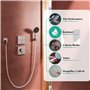 hansgrohe Raindance Alive Select S 24611000 Set de douche avec pommeau de douche à économie d'eau (EcoSmart, 3 types de jet dont