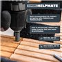 HELPMATE - Vis pour terrasse 5x70 acier inoxydable A2-50 vis pour planches + 2 embouts T25 - Vis pour l'extérieur (construction 