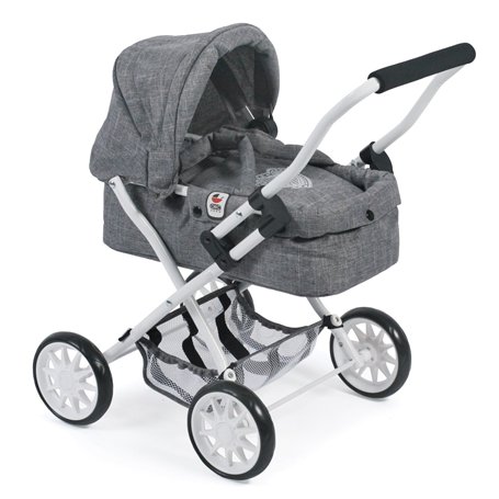 Bayer Chic 2000 555-76 Landau pour poupée Smarty pour Enfants à partir de 2 Ans Gris Jean