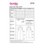 Burda style Patron de couture pour femme #5719 Robes d'été avec manches à ailes et robe midi sans manches Taille 34-44