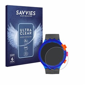 savvies Protection Ecran pour Swatch Neon Party (6 Pièces) - Film Protection Ultra Clair