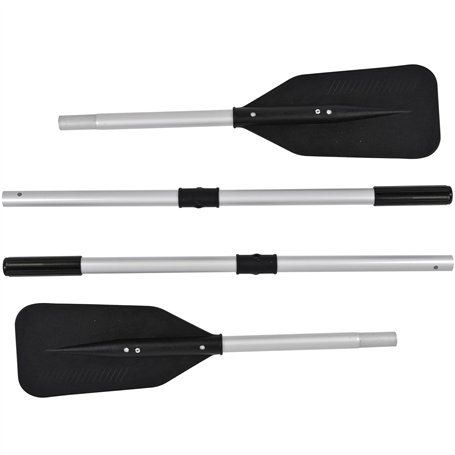 NEMAXX® Set de 2 Pagaies Professionnelles pour Bateau Gonflable 230 [Pagaies de Rechange Stables et Ultra-Légères 620g] – Pagaie