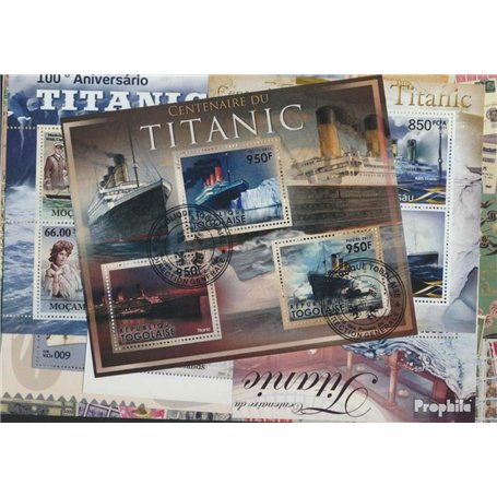 Motives 25 Divers Titanic Timbres (Timbres pour Les collectionneurs) Navigation/navires