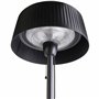 Chauffage de Terrasse Moderne en Acier Autoportant Électrique 1500 W Halogène Portatif Accessoire de Jardin Patio Noir Olleria