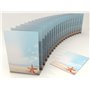 Paper-Media Lot de 100 feuilles de papier à motif étoile de mer Format A4 90 g/m²