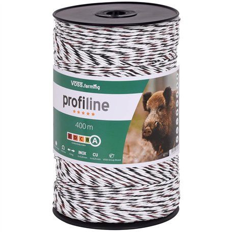VOSS.farming Fil de clôture de pâturage 400 m