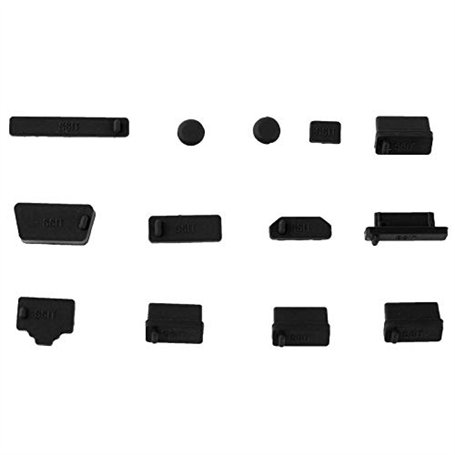 subtel Set de 13 Bouchons Anti-Poussière USB Caches Anti-Poussière pour Smartphones