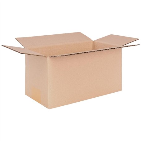 100 cartons d'expédition simple cannelure 24 x 13 x 13 cm brun - KK 22 - verpacking