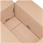 100 cartons d'expédition simple cannelure 24 x 13 x 13 cm brun - KK 22 - verpacking