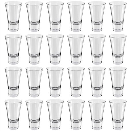 Wellgro Lot de 24 verres à liqueur de 5