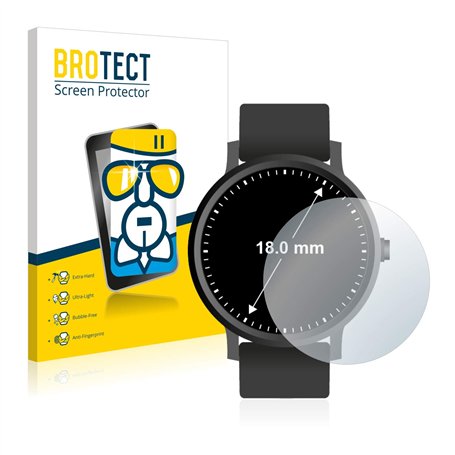 brotect Protection Écran Verre pour Montres (Circulaire