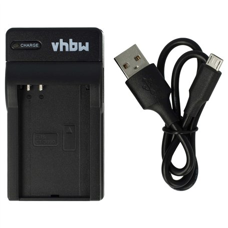 vhbw Chargeur USB de Batterie Compatible avec Toshiba Camileo B10