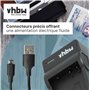 vhbw Chargeur USB Compatible avec Kodak LB-012 caméra caméscope Action-cam + témoin de Charge 4,2 V