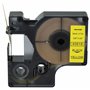 vhbw Ruban remplacement pour Dymo 40918, D1 pour imprimante d'étiquettes 9mm Noir sur Jaune
