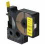vhbw Ruban remplacement pour Dymo 40918, D1 pour imprimante d'étiquettes 9mm Noir sur Jaune