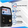 IPOTOOLS MIG-225SYN poste a souder MIG MAG Synergy – Synergie Poste à souder MIG avec 225A 230V IGBT, 5 en 1 Poste MIG Flux MMA