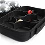 Toboli Set Pétanque 6 Boules en métal avec Cochonnet But Housse Nylon Mètre de pétanque Sport Losirs