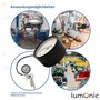 Lumonic I Manomètre 0-2,5bar I 1/4 Douanes I Classe 2,5 I Raccordement à l'arrière I Diamètre 50mm I Manomètre I pour l'air comp