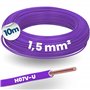 5 mm² Violet I Fil simple en PVC ignifuge 1