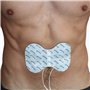axion Électrode pour Musculation Six Pack Renforcement Musculaire | pour électrostimulateur Musculaire EMS à Connexion Filaire d