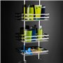 TecTake Etagère douche en acier inoxydable salle de bains accessoires KD