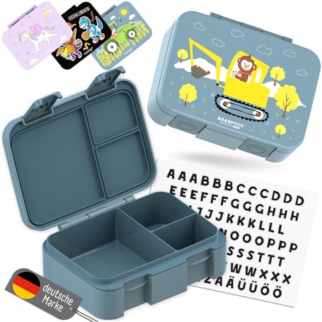 BEARFOOT Bento Box COMPACT Boîte à déjeuner enfant