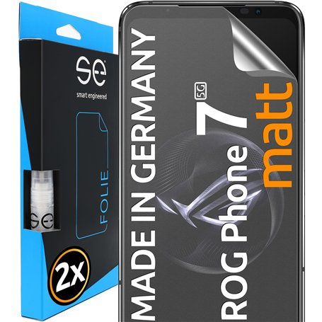 2x se® Film de Protection 3D Antireflet pour Asus ROG Phone 7 5G