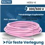 5 mm² rose - 10 m - Flexible - En PVC - Toron 0