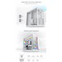 Boitier PC moyen tour Xigmatek Aqua Ultra Arctic (Blanc)