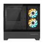 GIGABYTE C201 Panoramic Boîtier PC – Tour Moyenne, m-ATX, Prise en Charge radiateur 360 mm, 3 Ventilateurs préinstallés, USB 3.0