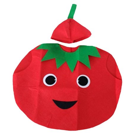 Petitebelle Légumes Halloween Noël fruits unisexe Costume Party Dress Vêtements Taille unique Tomate