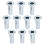 OTOTEC Lot de 10 écrous à Rivet Aveugle Expansibles M6 de Type Lanterne pour Vélo Moto Automobile Industrie Du Meuble 6 X 27 Mm