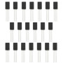 OTOTEC Lot de 10 paires de transistors PNP en silicone à 3 broches 2SB647AC 2SD667AC B647A D667A pour composants électriques Noi