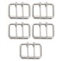 OTOTEC 5pcs Boucles à Double Ardillon pour Ceinture Boucles à Double Ardillon 65 X 45 Mm 5 Cm Adaptées Aux Ceintures de 5 Cm Mét