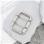 OTOTEC 5pcs Boucles à Double Ardillon pour Ceinture Boucles à Double Ardillon 65 X 45 Mm 5 Cm Adaptées Aux Ceintures de 5 Cm Mét