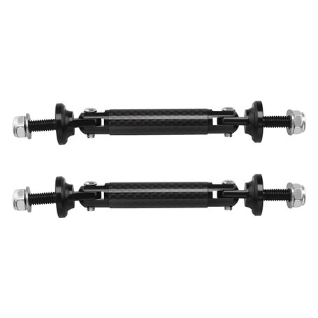 YINETTECH 2pcs 45mm Voiture Réglable Avant/arrière Pare-Chocs Lèvre Séparateur Jambe de Force Tige Cravate Barres de Support Fix